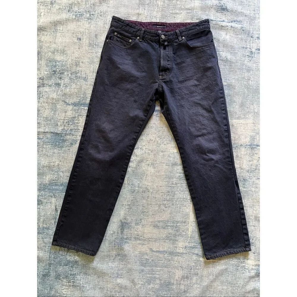 Gant Dark Blue Wash Jason Normal Waist Regular Fit Jeans 36 x 32